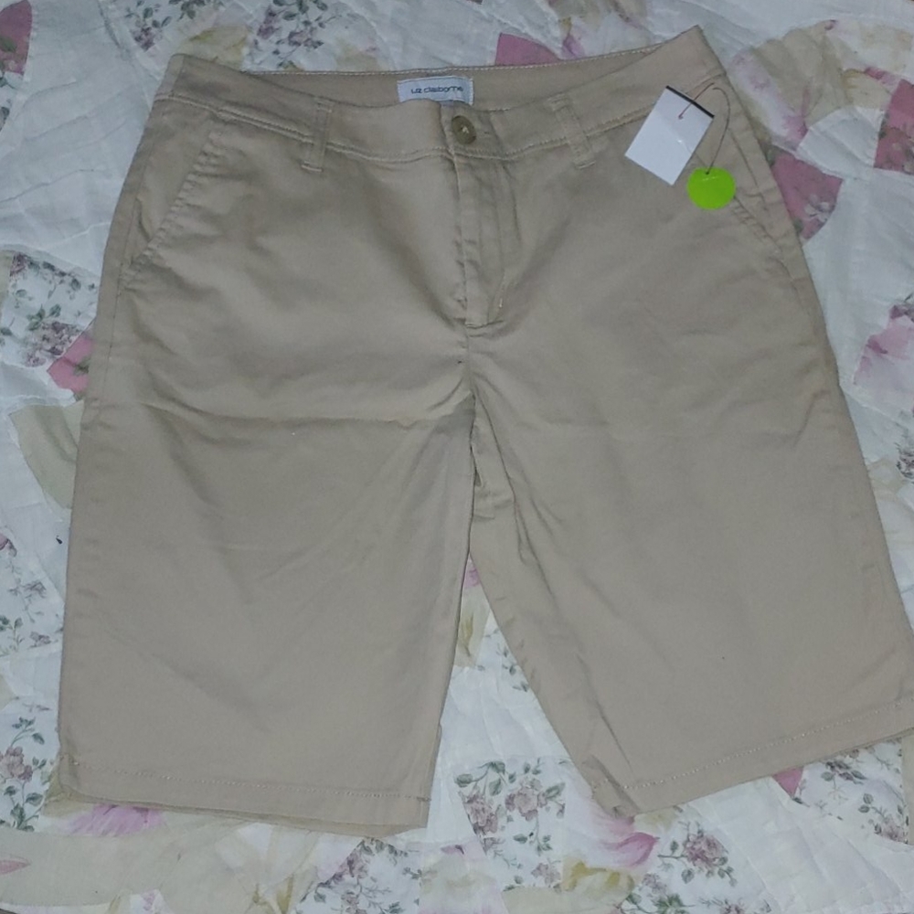 School Uniform work shorts Khaki Flat front